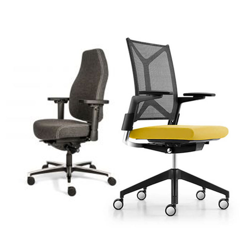 professionele bureaustoelen van Officetopper