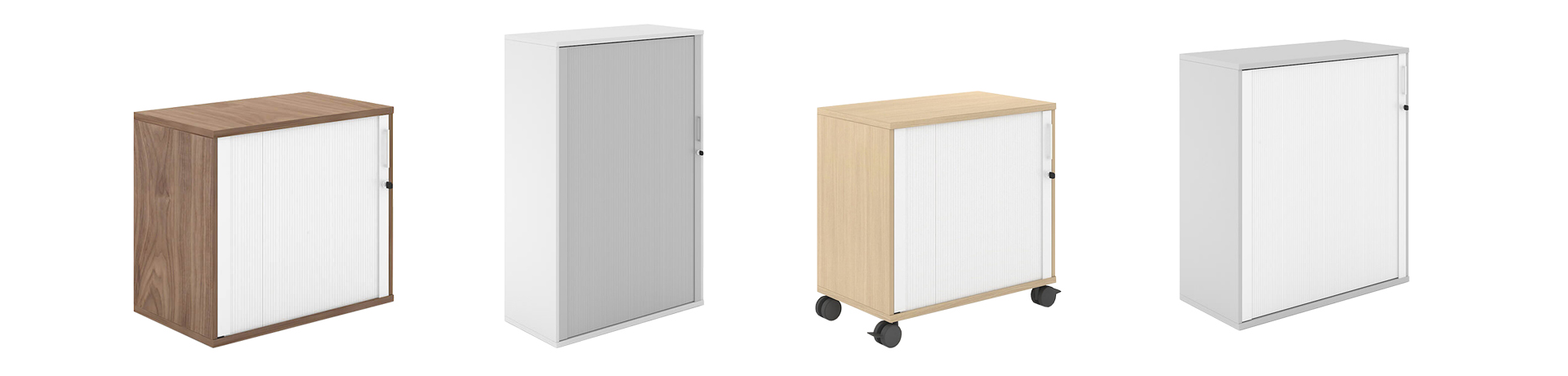 Houten roldeurkasten voor de inrichting van uw kantoor