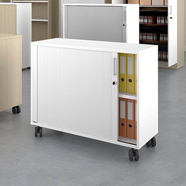 Middelhoge rolluikkasten voor uw opslagruimte op kantoor