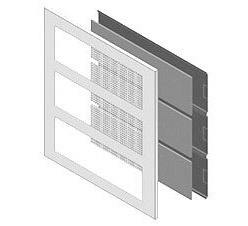 Indeling van de binnenkant van een kantoorkast