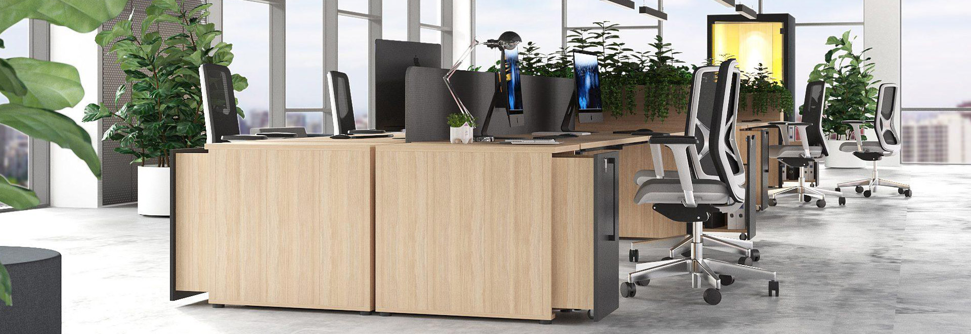 Meer rust op kantoor met kunstplanten